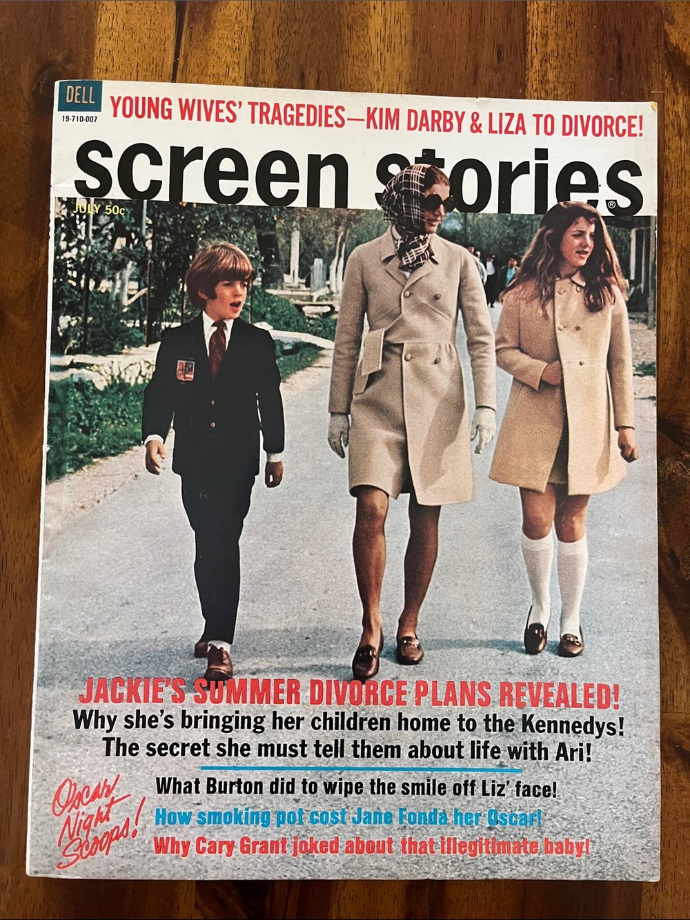 Screen Stories Magazine July 1970 Jackie O Summer Divorce Plans 70s Vtg Ads +